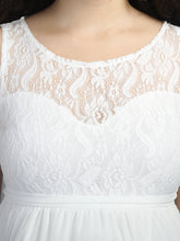 Load image into Gallery viewer, Elegant Ivory Maternity Dress - Zoom View