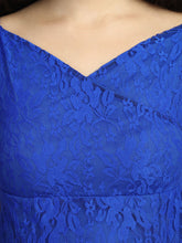 Load image into Gallery viewer, Lake Blue Maternity Dress - Zoom View