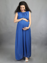Load image into Gallery viewer, Royal Blue Maternity Dress