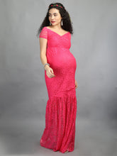 Load image into Gallery viewer, Hot Pink Maternity Dress