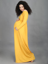 Load image into Gallery viewer, Daisy Yellow Maternity Dress