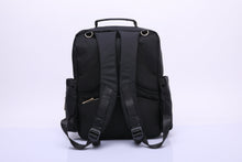 Load image into Gallery viewer, Ebony Black Diaper Bag Pack