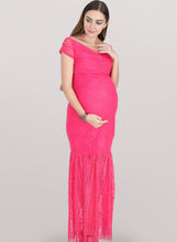 Load image into Gallery viewer, Hot Pink Maternity Dress