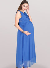 Load image into Gallery viewer, Royal Blue Maternity Dress