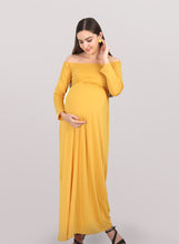 Load image into Gallery viewer, Daisy Yellow Maternity Dress