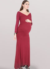 Load image into Gallery viewer, Maroon Marvel Maternity Dress