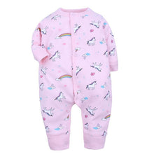 Load image into Gallery viewer, Baby romper- Pink Unicorn