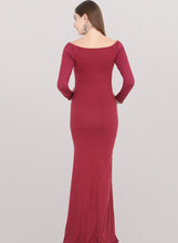 Load image into Gallery viewer, Maroon Marvel Maternity Dress