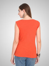 Load image into Gallery viewer, Comfort Mommy Maternity and Nursing Wear Top - Orange