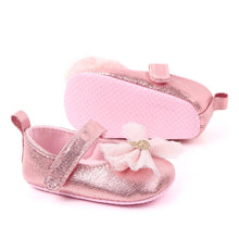 Load image into Gallery viewer, Pink Bow Velcro Baby Bellies