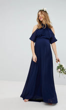 Load image into Gallery viewer, Midnight Blue Maternity Dress
