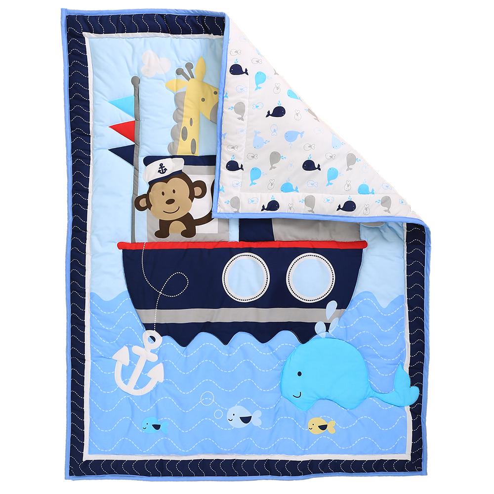 Noah Ark- Baby Comforter- Side View