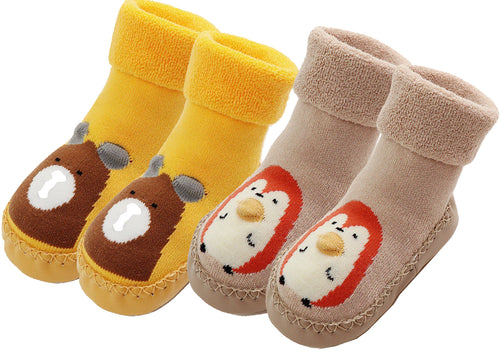 Socks with a Soul Combo - Baby Bear & Baby Bird