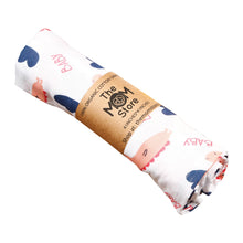Load image into Gallery viewer, Muslin Swaddle Wrap - Baby Dino