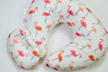 Load image into Gallery viewer, Nursing Pillow- Flamingo Bliss