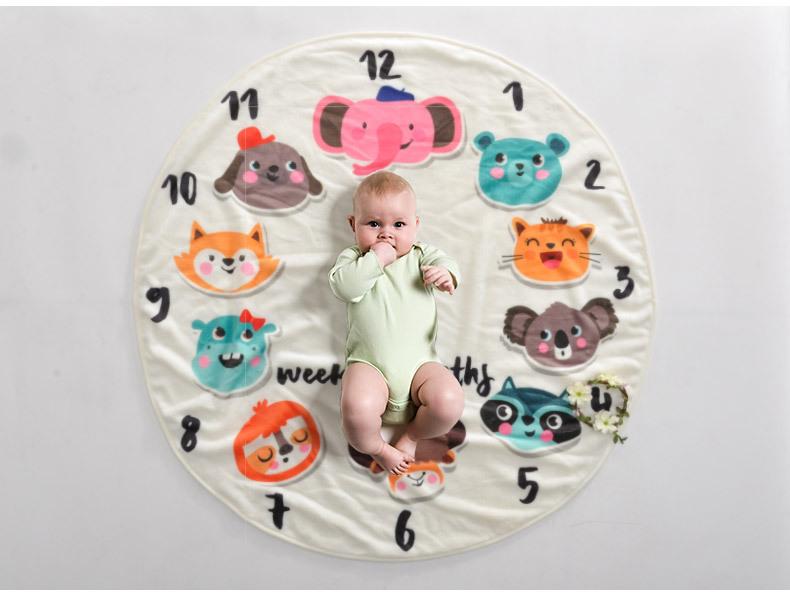 Little Mowgli from The Jungle Book- Baby Milestone Blanket- with Baby