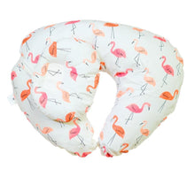Load image into Gallery viewer, Nursing Pillow- Flamingo Bliss