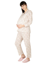 Load image into Gallery viewer, Flamingo Bliss Maternity Nightwear