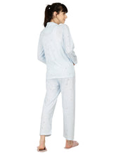 Load image into Gallery viewer, Sweet Dreams Blue Maternity Nightwear - Back View