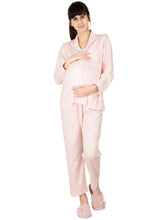 Load image into Gallery viewer, Sweet Dreams Pink Maternity Nightwear
