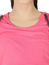 Load image into Gallery viewer, Pink Maternity and Nursing Hoody - Close up