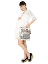 Load image into Gallery viewer, Pristine White Maternity Dress