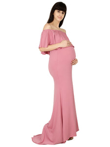 Blush Pink Maternity Dress