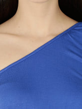 Load image into Gallery viewer, Elegant Blue Maternity Dress - Zoom View