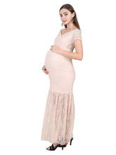 Load image into Gallery viewer, Raspberry Glow Maternity Dress
