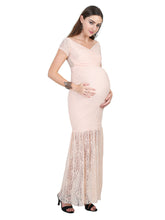 Load image into Gallery viewer, Raspberry Glow Maternity Dress
