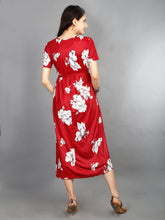 Load image into Gallery viewer, Maternity Nursing Dress Back