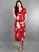 Load image into Gallery viewer, Maternity Nursing Dress Front