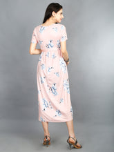 Load image into Gallery viewer, Maternity Nursing Dress Back