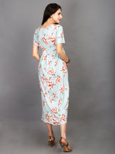 Load image into Gallery viewer, Maternity Nursing Dress Back