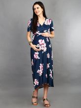 Load image into Gallery viewer, Maternity Nursing Dress Front