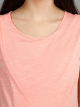 Load image into Gallery viewer, Comfort Mommy Maternity and Nursing Wear Top - Peach