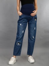 Load image into Gallery viewer, Cute Mickey Denims with Belly Support Front