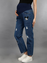 Load image into Gallery viewer, Cute Mickey Denims with Belly Support Side