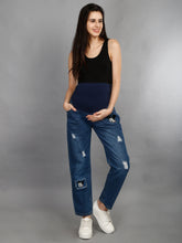 Load image into Gallery viewer, Cute Mickey Denims with Belly Support