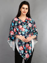 Load image into Gallery viewer, Maternity and Nursing Wear- Floral Blue - Front