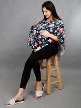 Load image into Gallery viewer, Maternity and Nursing Wear- Floral Blue