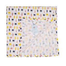 Load image into Gallery viewer, Muslin Swaddle Wrap - Baby Dino, Moon And Stars, Finding Nemoo