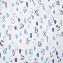 Load image into Gallery viewer, Muslin Swaddle Wrap - Happy Rainbow