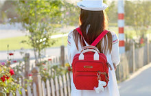 Load image into Gallery viewer, Mini Diaper Bag for Casual Outings- Red