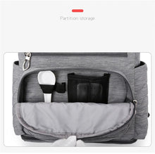 Load image into Gallery viewer, Smart Mom Diaper Bag- Grey