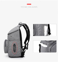 Load image into Gallery viewer, Smart Mom Diaper Bag- Funky Orange