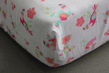 Load image into Gallery viewer, Cute Birdie- Baby Crib Sheet- Zoom View