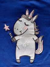 Load image into Gallery viewer, Fleeced Lined Winter Sweatshirt And Trouser Set- Magical Unicorn And Grey Trouser