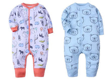 Load image into Gallery viewer, Baby Romper - I love animals - Teddy Bear