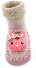 Load image into Gallery viewer, Socks with a Soul- Little Pink Bunny- Full View